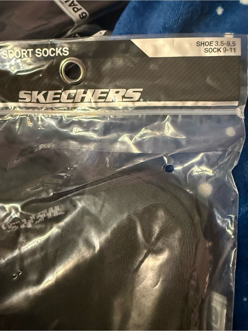 Skechers Women’s Low Cut Sport Socks 6 Pair Black Size 9-11 New